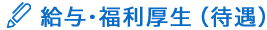 給与・福利厚生（待遇）